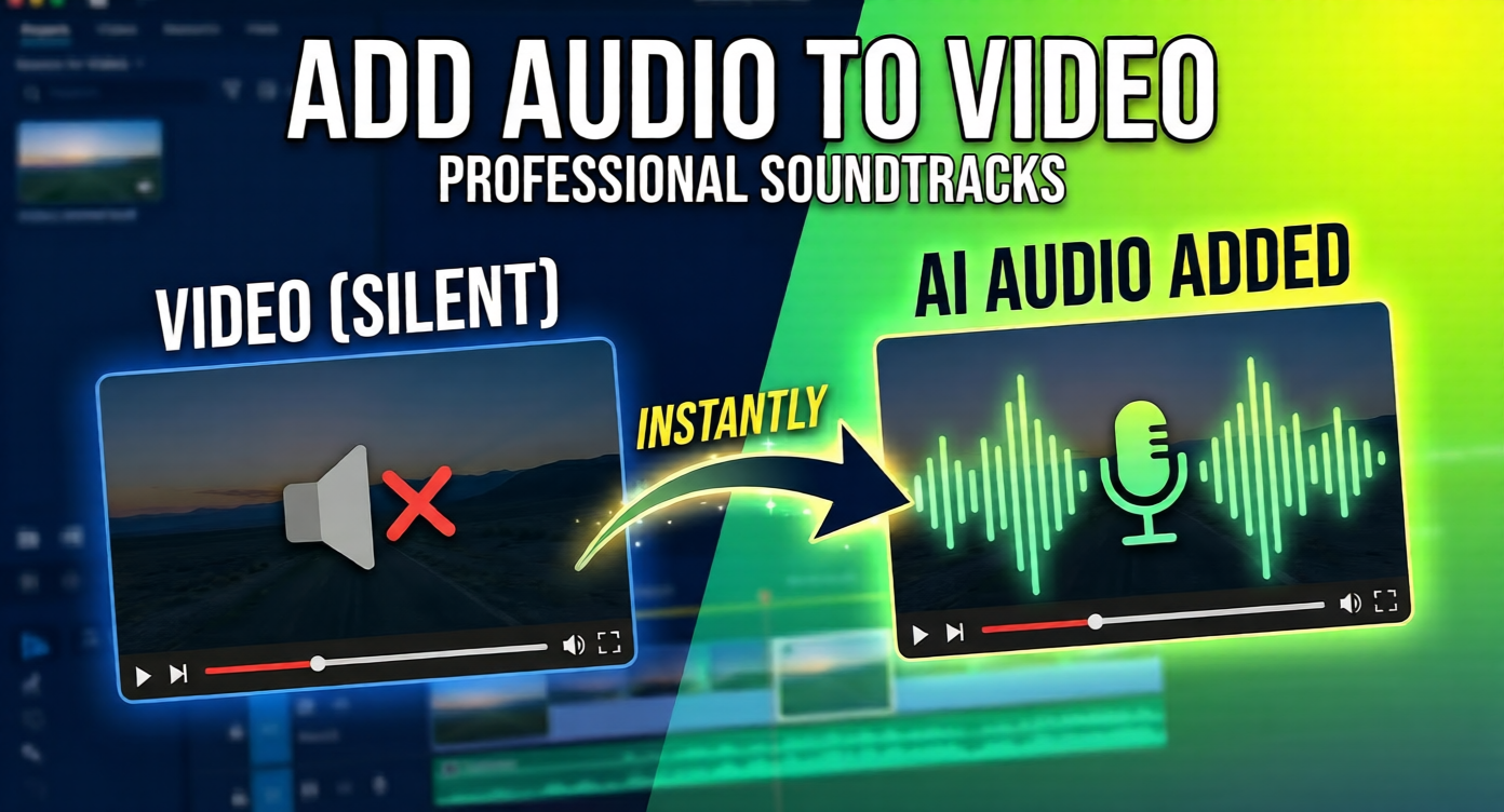 Add audio to silent video